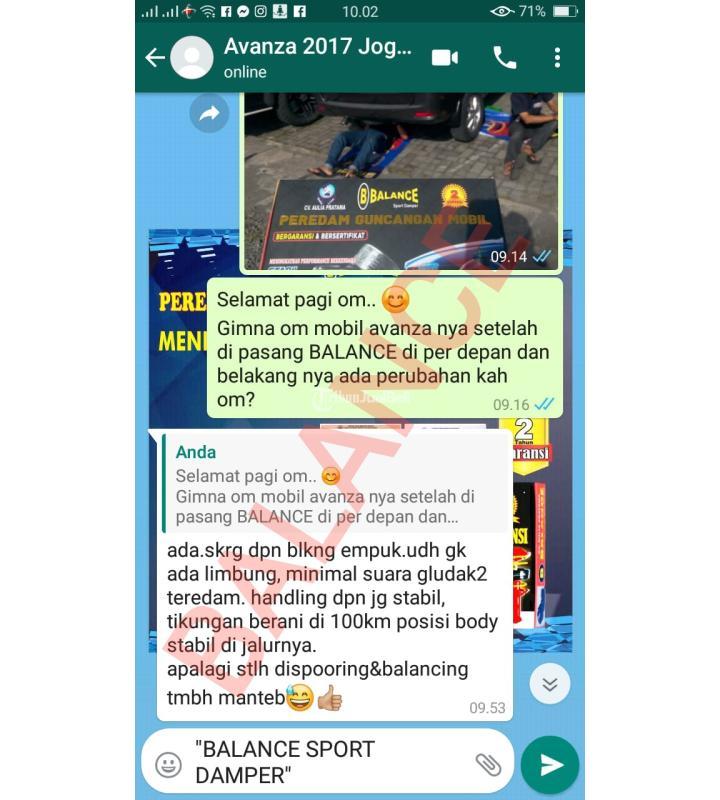 Tetap Stabil dan Nyaman Mobil di Jalan Berlubang dengan Pasangkan Balance Damper - Medan