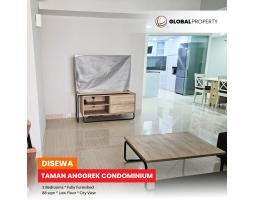Disewakan Apartemen Good Condition, Taman Anggrek Condominium Fully Furnished 3 Bedroom 88sqm - Jakarta Barat 