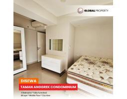 Disewakan Apartemen di Taman Anggrek Condominium Good Condition Fully Furnished, 3 Bedrooms 88sqm - Jakarta Barat