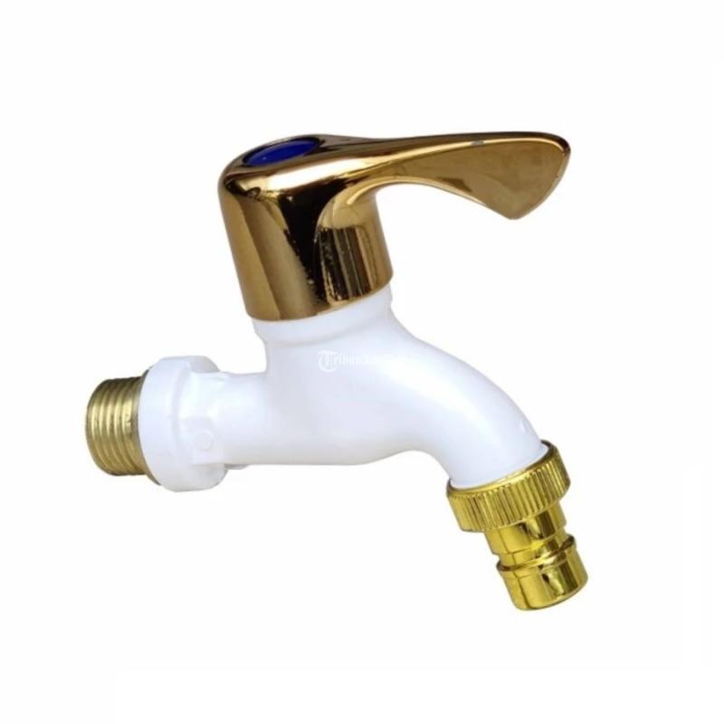 Kran Air Plastik Taman Drat Kuningan 12inch Kran Mesin cuci 12inch - Semarang Kota