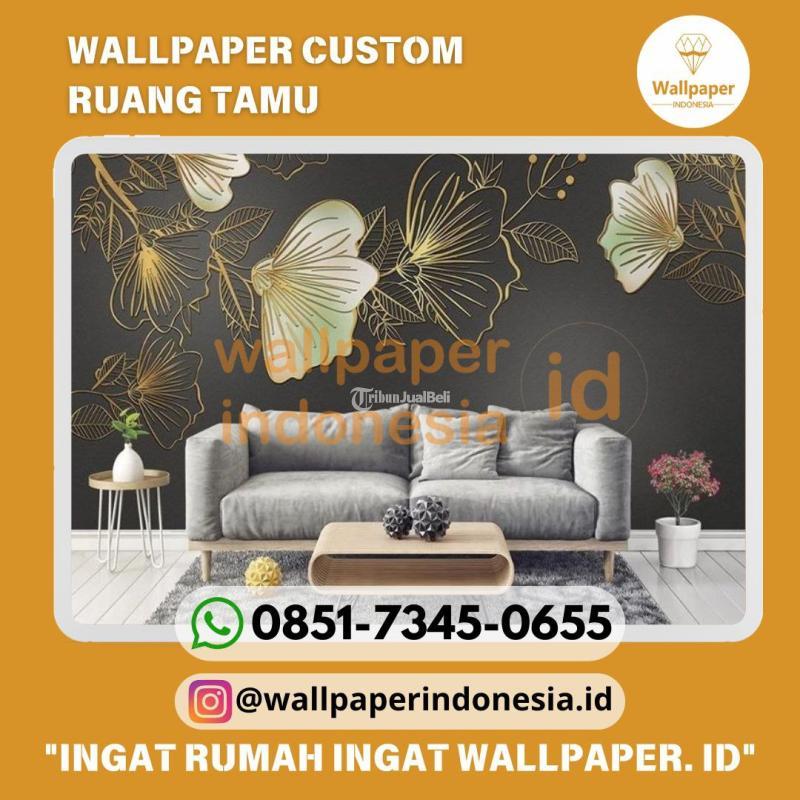 Wallpaper Custom Ruang Tamu - Malang Kota