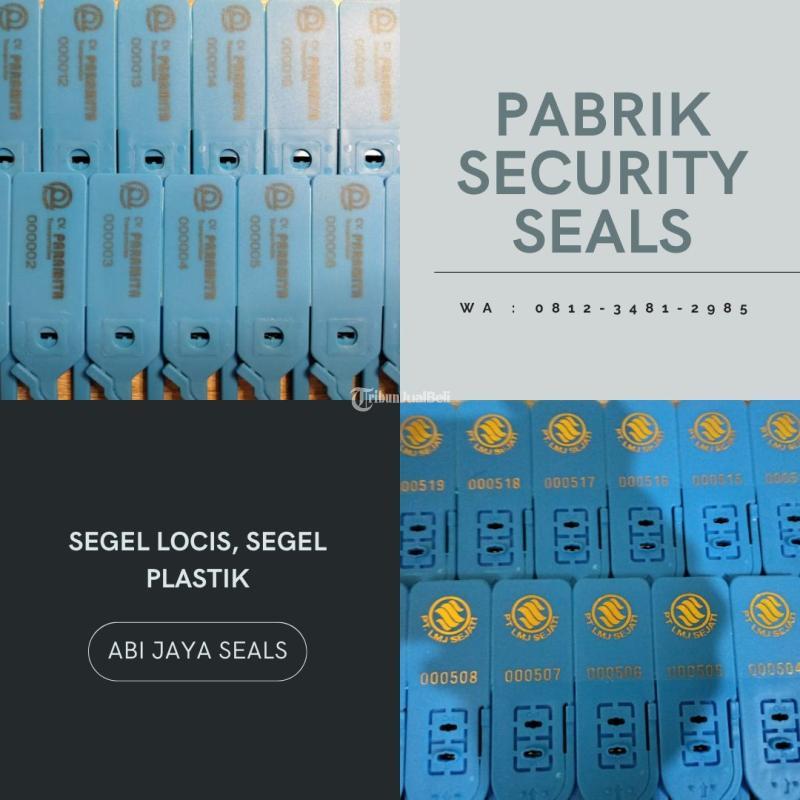 Pabrik Segel Plastik Security Seals Locis - Blitar