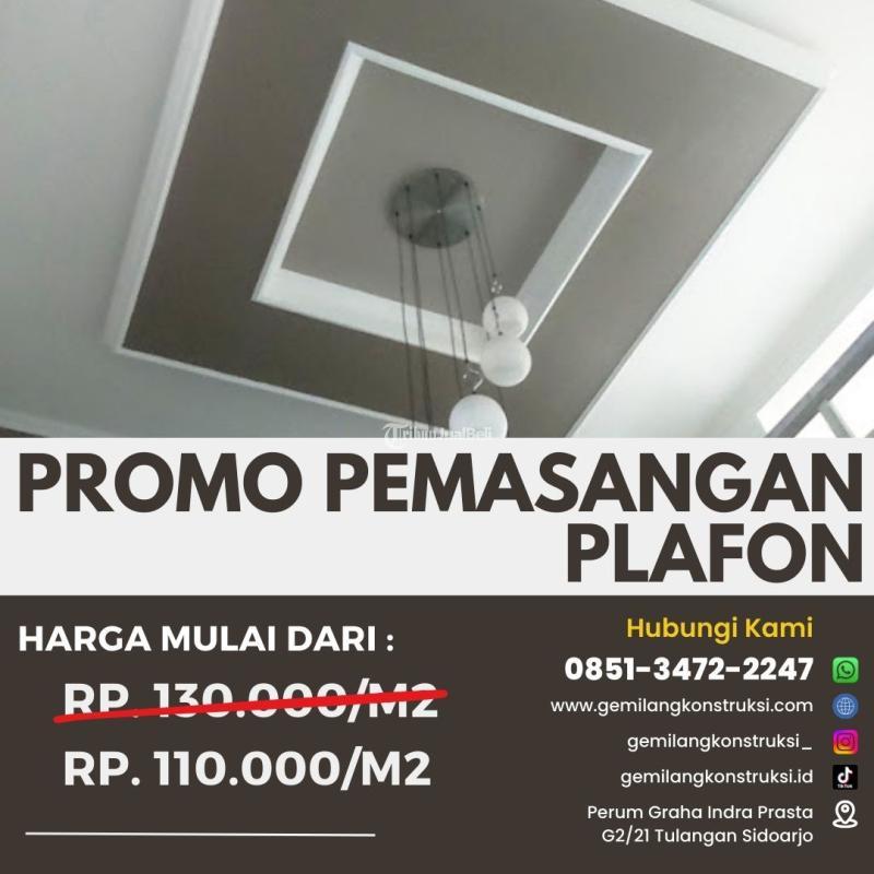 Jasa Plafon Grc Gresik, Jasa Plafon Pvc Kamar Tidur - Mojokerto