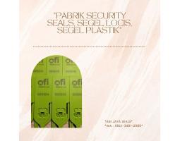 Segel Plastik Security Seals Locis - Mahakam Ulu