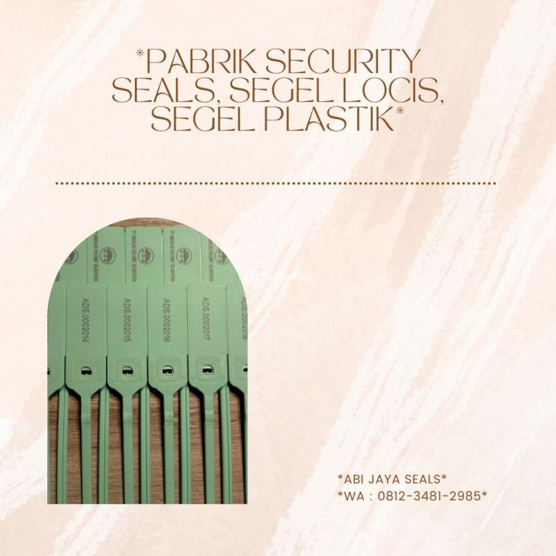 Segel Plastik Security Seals Locis - Barru