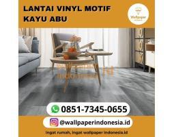 Lantai Vinyl Motif Kayu Abu - Malang Kota