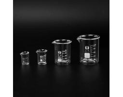  Beaker Glass Kimia Ukur Kaca - Semarang 