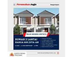 Dijual Rumah 2 Lantai Siap Bangun di Banguntapan Bantul Dekat Ringroad Bisa KPR - Bantul 