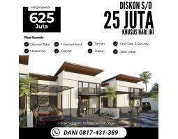 Dijual Rumah Jogja 2KT 1KM Sidokarto Palm Residence Godean - Sleman