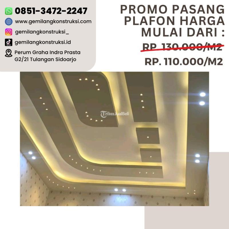 Jasa Plafon Atap Gresik, Jasa Plafon Aluminium - Mojokerto