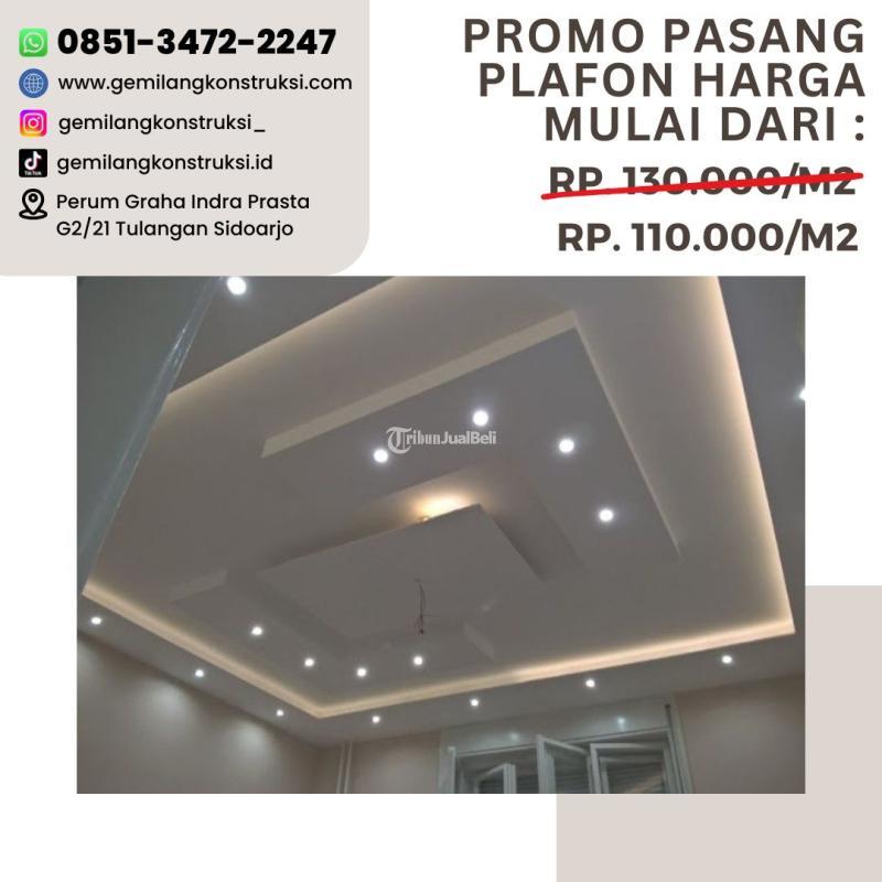 Jasa Plafon Atap Kamar Gresik, Jasa Asbes Plafon - Mojokerto