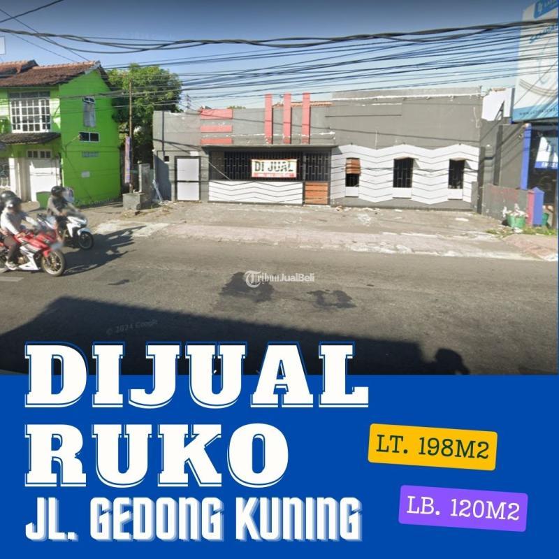 Tempat Usaha Ruko Luas Menguntungkan Tepi Jalan Gedong Kuning Shm