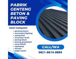 Genteng Beton Flat dengan Desain Minimalis Modern - Malang