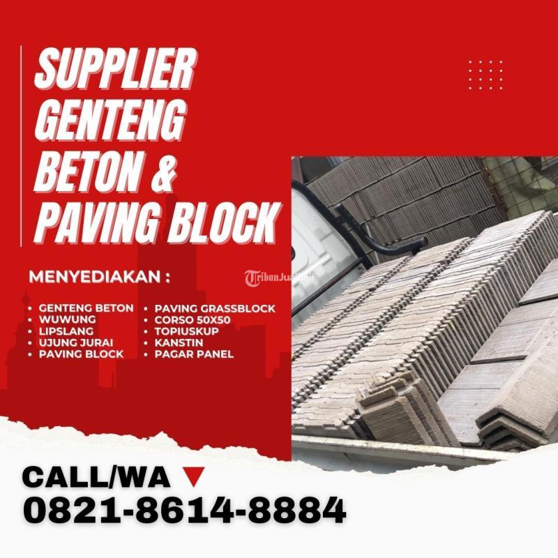 Genteng Beton Flat Anti Bocor Murah, Kirim Cepat Dan Terjamin - Malang