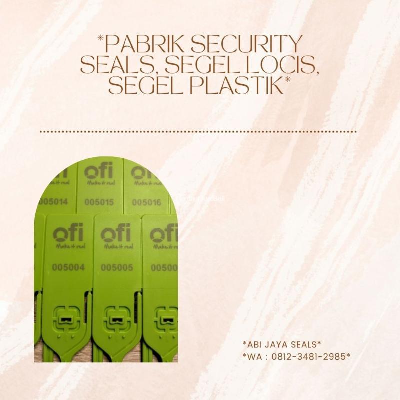 Segel Plastik Security Seals Locis - Bondowoso
