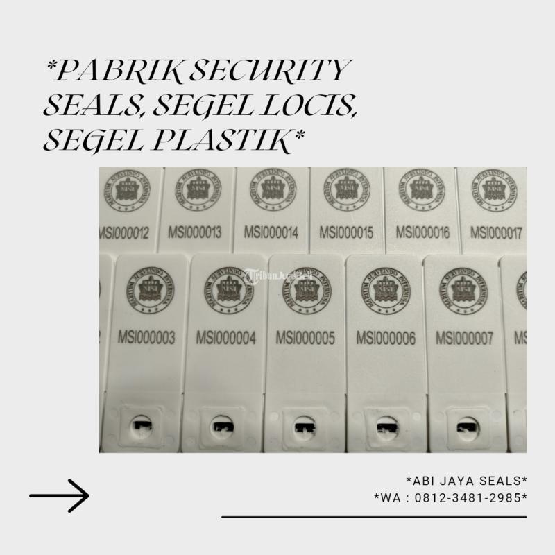 Segel Plastik Security Seals Locis - Lumajang