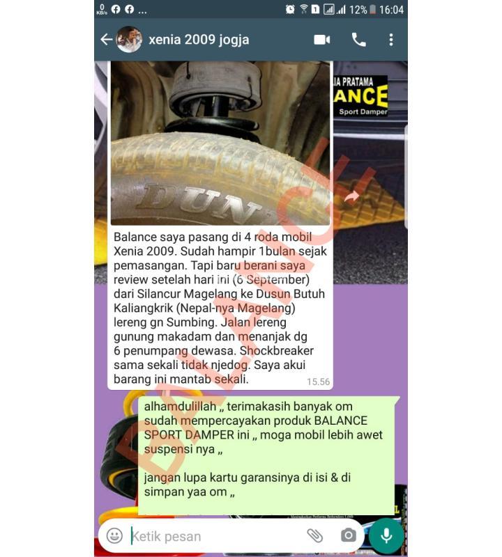 Awet 9 Tahun Peredam Guncangan Balance Ahli Atasi Limbung Gruduk Gasruk Mobil - Medan