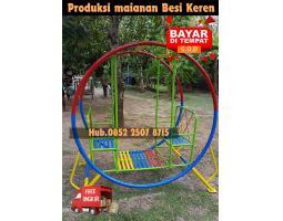 Terpecaya Ayunan Besi Bulat Dan Mainan Outdoor Untuk Tk - Karanganyar