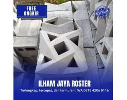 Roster Loster Beton Hiasan Dinding Masjid Siap Ongkir di Dau - Malang