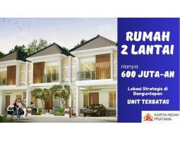 Dijual Rumah Murah Jogja 2 Lantai SHM 3KT 2KM - Bantul