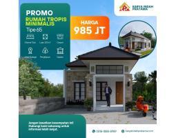 Dijual Rumah Hook Free Gazebo Hunian Masa Tua di Pakem Sleman Dekat Wisata Kaliurang - Sleman