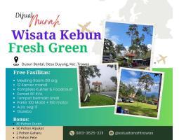 Dijual Murah Tanah Luas 11.460 m2 Tempat Wisata Alam Fresh Green di Duyung Trawas  - Mojokerto