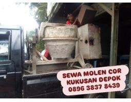 Sewa Mesin Molen Cor Beton Siap Pakai Kukusan - Depok