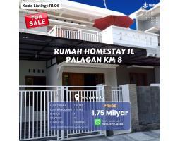 Dijual Homestay Dekat Hyatt Hotel, Utara UGM Jl Palagan Km 8, Jalan Damai - Sleman 