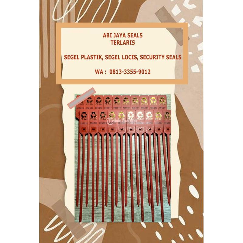 Segel Plastik Security Seals Locis - Mojokerto