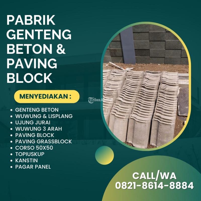 Genteng Beton, Kuat di Segala Kondisi Cuaca Siap Kirim - Malang 