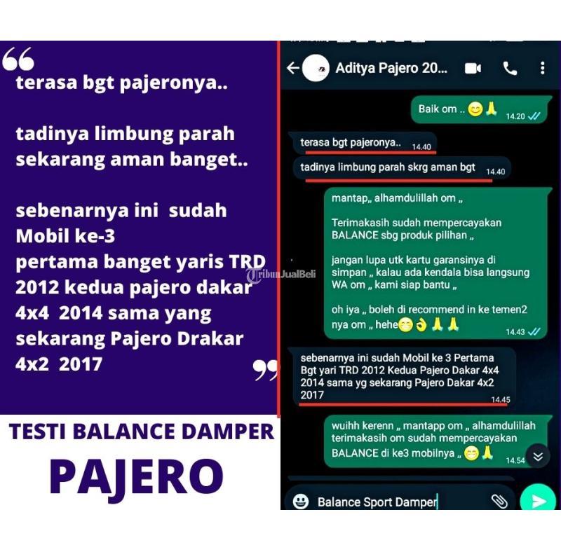 Berkendara Nyaman Tanpa Limbung di mobil Solusinya pasang Balance Peredam Shock - Jambi