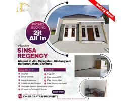 Dijual Rumah Baru Tipe 45 di Sinsa Regency KPR Booking 2 Juta All In - Bandung