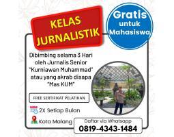 Kelas Menulis Laporan Jurnalistik Keterampilan Melaporkan Fakta - Malang