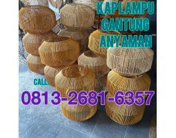 Harga Ecer Ambyar Kap Lampu Gantung Anyaman - Bantul 