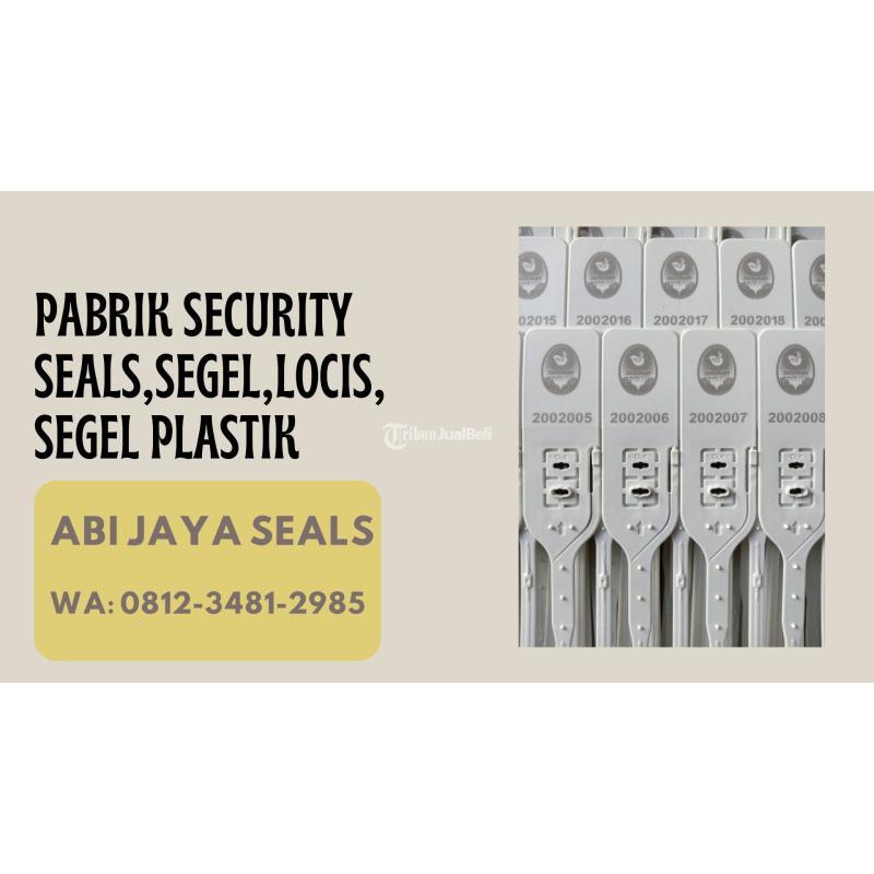 Segel Plastik Security Seals Locis - Barru