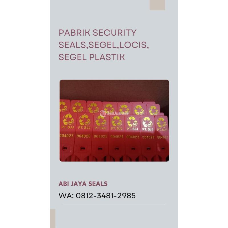 Segel Plastik Security Seals Locis - Barru