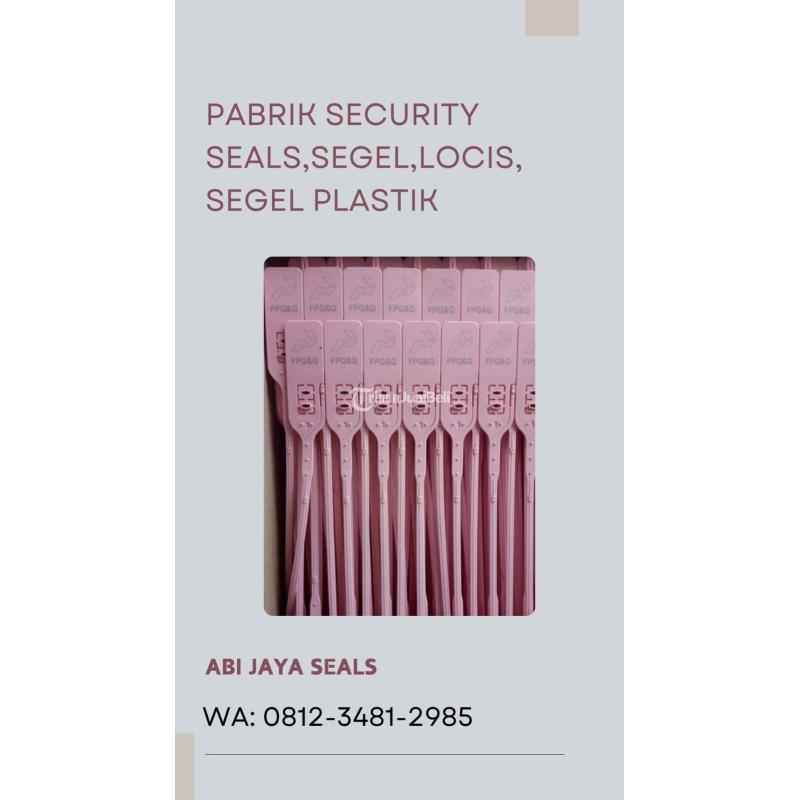 Segel Plastik Security Seals Locis - Bulukumba