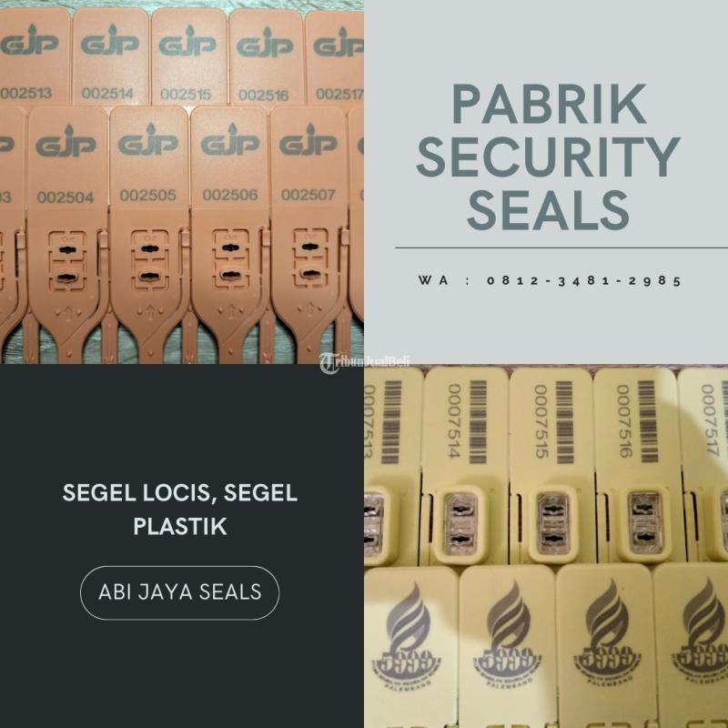 Pabrik Segel Plastik Security Seals Locis - Gowa