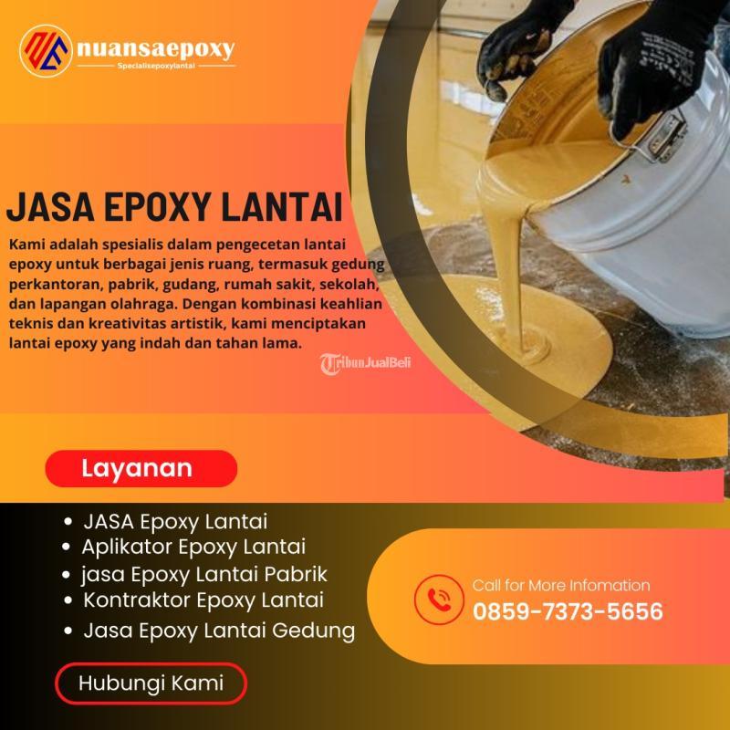 Kontraktor Jasa Cat Epoxy Lantai Gudang Pabrik - Semarang Kota