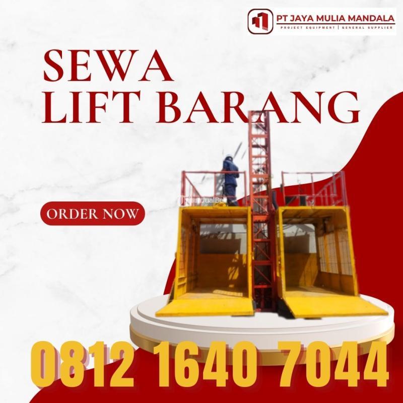 Sewa Lift Barang Material Proyek 1 sampai 2 Ton - Jakarta Pusat