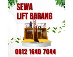 Sewa Lift Barang Material Proyek 1 - 2 ton - Jakarta Timur 