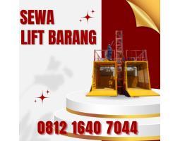 Sewa Lift Barang Material Proyek 1 - 2 ton - Jakarta Utara