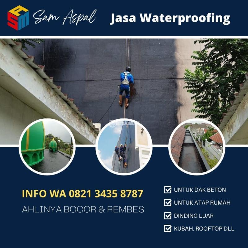 Jasa Waterproofing Dinding, Gedung Bertingkat, Tanpa Steger dan Scaffolding - Jakarta Utara