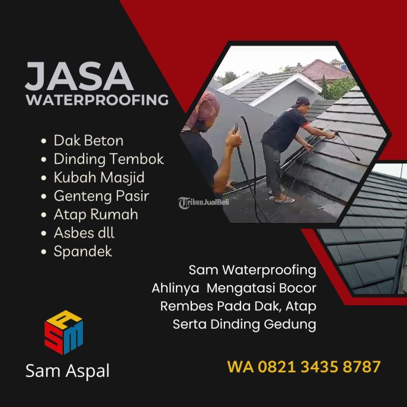 Jasa Waterproofing Dinding, Gedung Bertingkat, Tanpa Steger dan Scaffolding - Jakarta Utara
