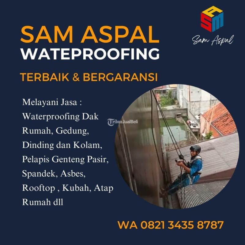 Jasa Waterproofing Dak Beton Bocor Rembes Menggunakan Aspal Cair - Jakarta Selatan