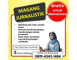 Kelas Jurnalistik Berita untuk Mahasiswa Siap Jadi Jurnalis - Malang 