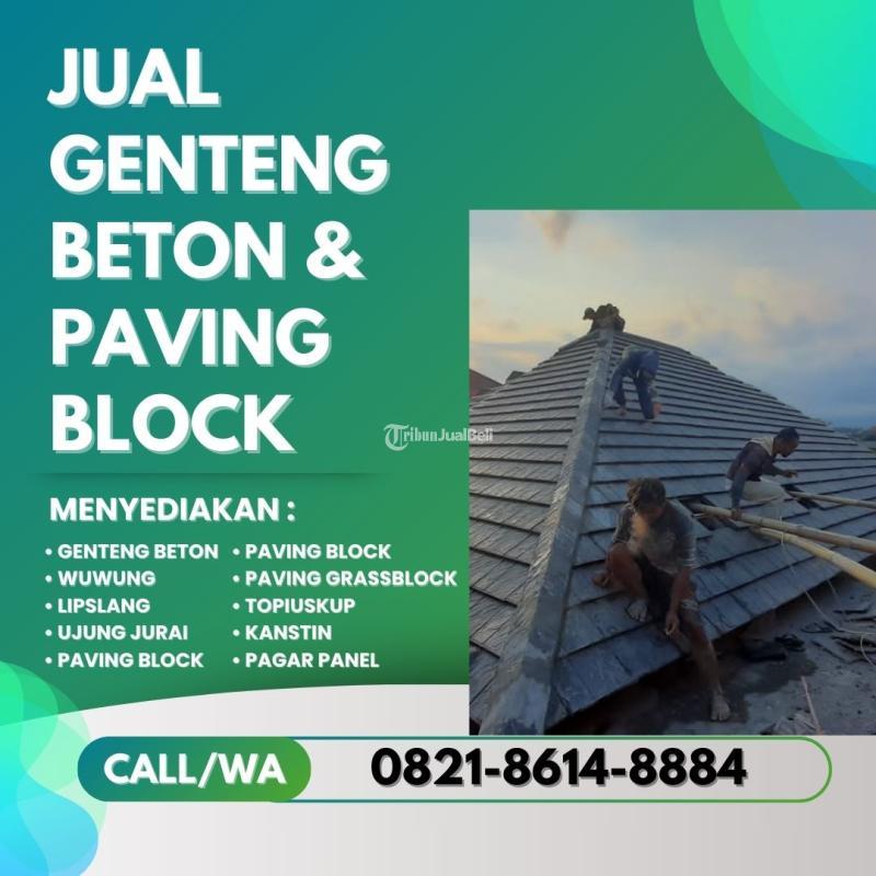 Atap Kokoh dengan Genteng Flat Beton Siap Kirim - Malang 