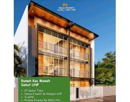 Dijual Rumah Kost 27 Kamar 3 Lantai Income 360juta Pertahun 100m Dekat Kampus UN - Padang