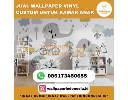 Wallpaper Vinyl Custom Untuk Kamar Anak - Malang Kota