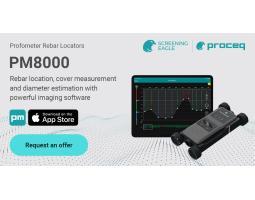 Proceq Profometer Rebar Diameter  Cover Meter PM8000 - Bengkulu Utara